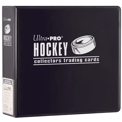 Ultra Pro - Card Storage - Binder - 3" D-Ring Album - Hockey - Black
