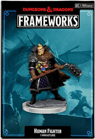 D&D - Frameworks Miniatures - Human Fighter Male