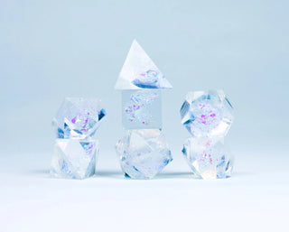 Dice - Sirius - Polyhedral RPG Set (7 ct.) - 16mm - Cloak & Dagger - Clear