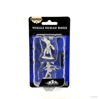Pathfinder Deep Cuts - Unpainted Miniatures - Human Rogue Female