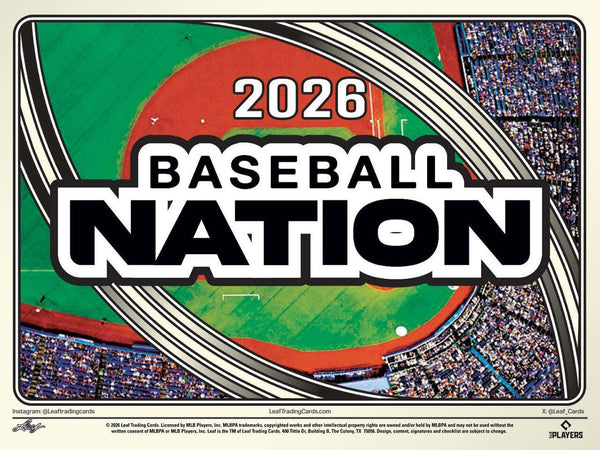 2026 Leaf Baseball Nation Jumbo Box