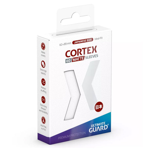 Deck Sleeves (Small) - Ultimate Guard - Cortex - Japanese - Matte White (60 ct.)