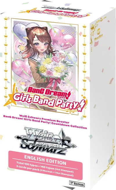 Weiss Schwarz TCG - Bang Dream! Girls Band Party! Countdown Collection Premium Booster Display Box