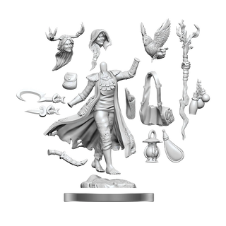 D&D - Frameworks Miniatures - Human Druid Female