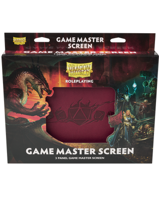 RPG Storage - Dragon Shield - Game Master Screen - Blood Red