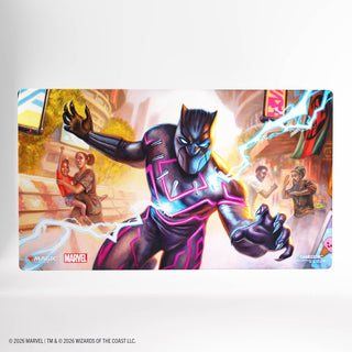 Playmat - Gamegenic - Shiny - MtG - Marvel Super Heroes - Striking Black Panther