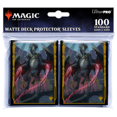 Deck Sleeves - Ultra Pro - Deck Protector - Magic: The Gathering - Streets of New Capenna V3 (100 ct.) - Ziatora, the Incinerator