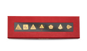 Dice - Ultra Pro - Polyhedral Set (7 ct.) - Heavy Metal - Dungeons & Dragons 50th Anniversary