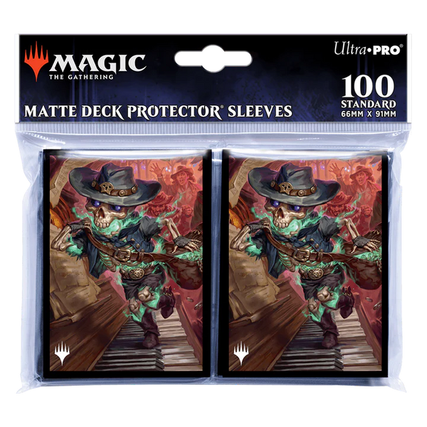 Deck Sleeves - Ultra Pro - Deck Protector - Magic: The Gathering - Outlaws of Thunder Junction 1 (100 ct.) - Tinybones, the Pickpocket