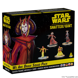 Star Wars Shatterpoint - We Are Brave Squad Pack - Queen Padme Amidala - Sabe - Naboo Royal Handmaidens