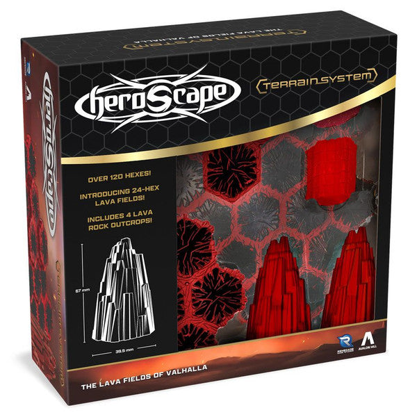 Heroscape - Boiling Tension: The Lava Fields of Valhalla - Terrain Expansion