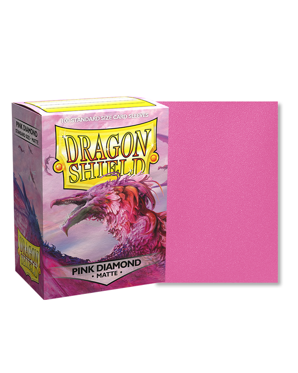 Deck Sleeves - Dragon Shield - Matte - Pink Diamond (100 ct.)