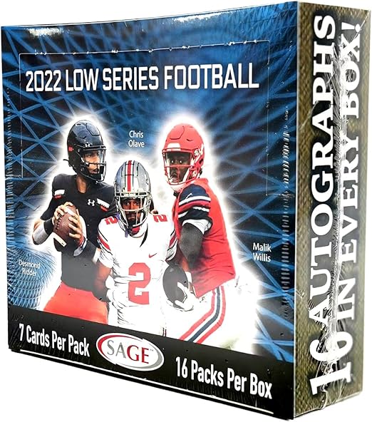 2022 Sage Low Series Football Hobby Box