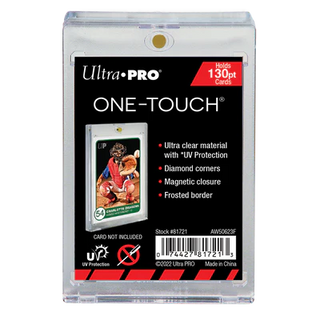 Ultra Pro - Card Storage - Magnetic - 130 pt. UV One-Touch Card Holder