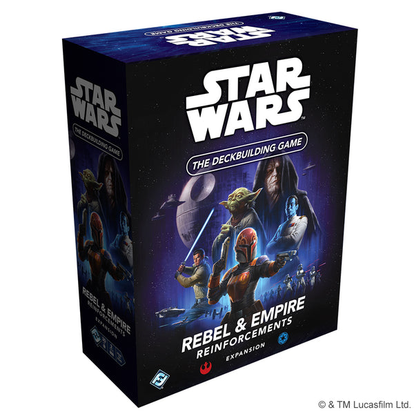 (NOT FOR SALE UNTIL 07/24/2026) Star Wars: The Deck-Building Game - Rebel & Empire Reinforcements Expansin