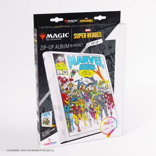 Binder - Gamegenic - 18-Pocket Zip-Up Album  - MtG - Marvel Super Heroes - Marvel Age