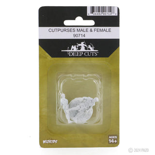 Pathfinder Deep Cuts - Unpainted Miniatures - Cutpurses Male & Female