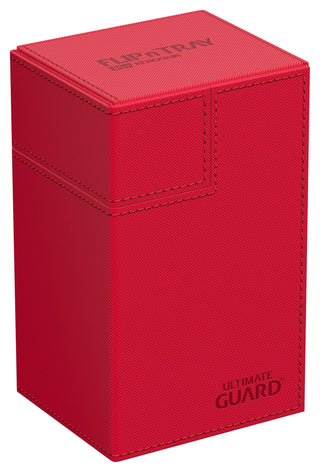 Deck Box - Ultimate Guard - Flip 'n' Tray 80+ - Monocolor Red