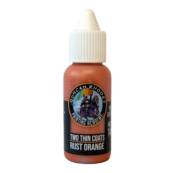 Painting - Two Thin Coats - Rust Orange (15 ml.)