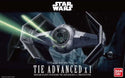 Bandai Hobby - Star Wars -  TIE Advanced 1/72 Model Kit