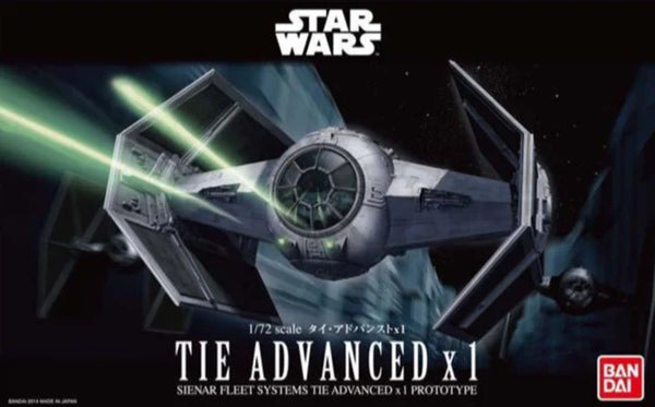 Bandai Hobby - Star Wars -  TIE Advanced 1/72 Model Kit