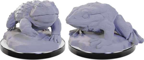 Pathfinder Deep Cuts - Unpainted Miniatures - Giant Frogs
