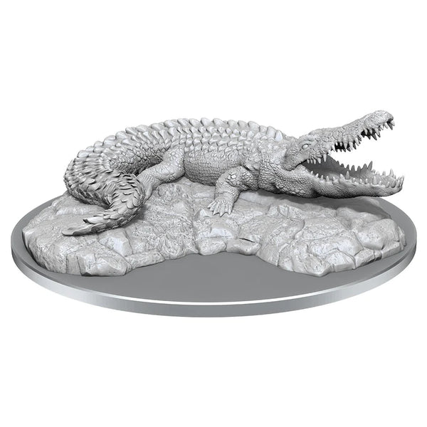 WizKids Deep Cuts - Unpainted Miniatures - Giant Crocodile