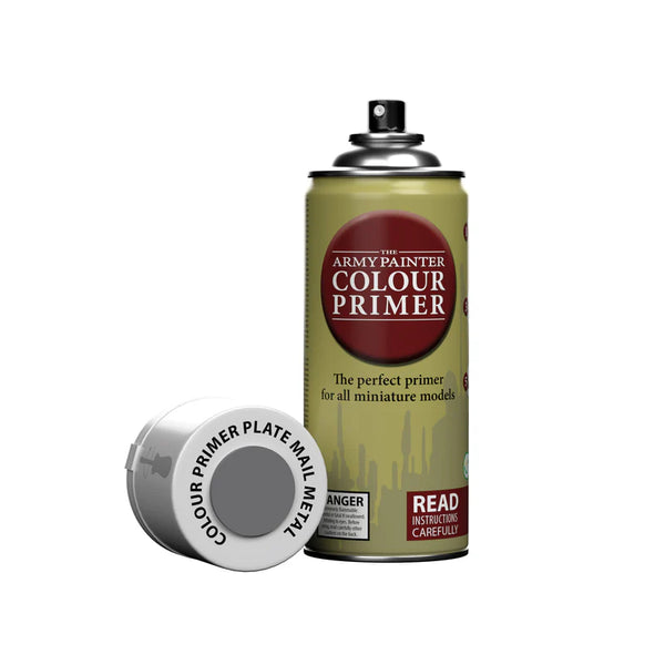 Painting - The Army Painter - Spray - Colour Primer - Plate Mail Metal