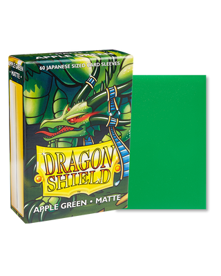 Deck Sleeves (Small) - Dragon Shield - Japanese - Matte - Apple Green (60 ct.)