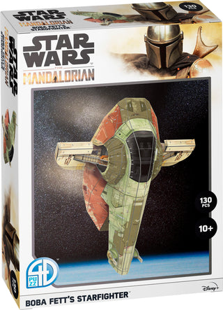 Star Wars - The Book of Boba Fett - Boba Fett's Starfighter (Slave I) - Paper Model Kit - 3D Puzzle (130 Pcs.)