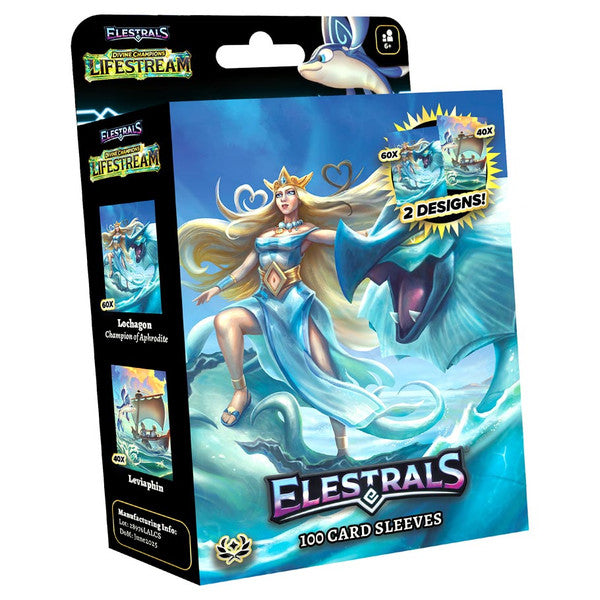 Deck Sleeves - Elestrals TCG - Lifestream - Lochagon Champion of Aphrodite