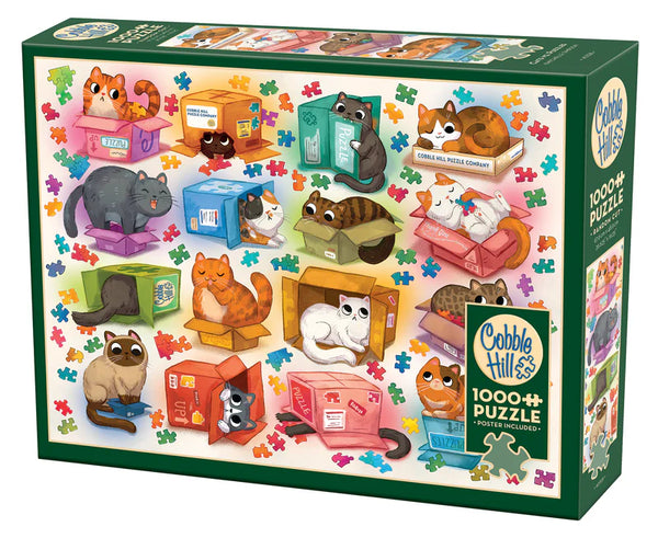 Cats vs. Puzzles - Jigsaw Puzzle (1000 Pcs.)