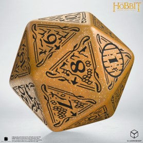Dice - Q-Workshop - The Hobbit - Jumbo Spindown D20 - Solaris