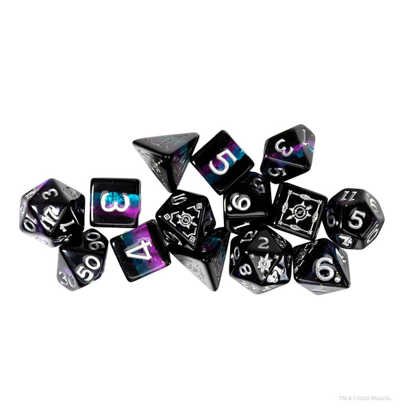 Dice - Sirius - Polyhedral RPG Set (14 ct.) - 16mm - Adventure Dice - Ranger Black/Blue