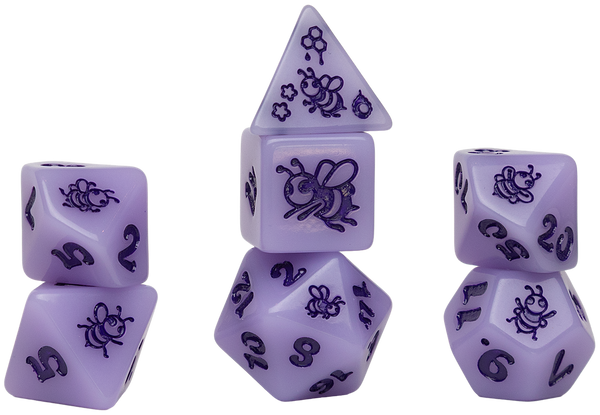 Dice - Sirius - Polyhedral RPG Set (7 ct.) - 16mm - Animals - Royal Nectar