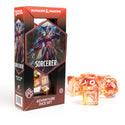Dice - Sirius - Polyhedral RPG Set (16 ct.) - 16mm - Adventure Dice - Sorcerer Orange