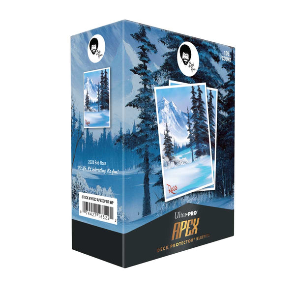 (NOT FOR SALE UNTIL 12/31/25) Deck Sleeves - Ultra Pro - Apex - Bob Ross Winter Paradise (105 ct.)