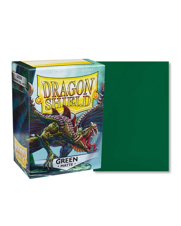 Deck Sleeves - Dragon Shield - Matte - Green (100 ct.)
