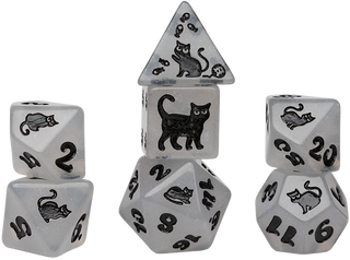 Dice - Sirius - Polyhedral RPG Set (7 ct.) - 16mm - Animals - Shimmerpaw