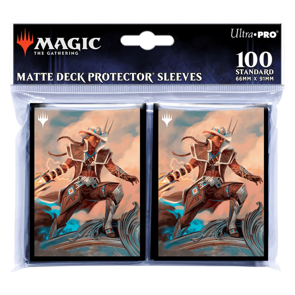 Deck Sleeves - Ultra Pro - Deck Protector - Magic: The Gathering - Outlaws of Thunder Junction 5 (100 ct.) - Annie Flash, the Veteran
