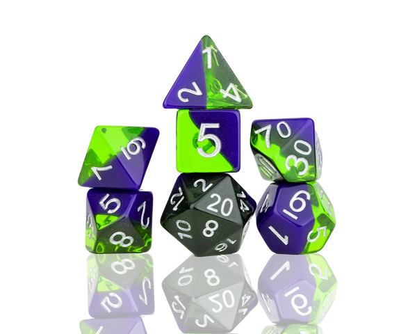 Dice - Sirius - Polyhedral RPG Set (8 ct.) - 16mm - Sea Glass