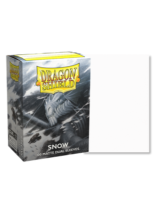 Deck Sleeves - Dragon Shield - Matte Dual - Snow (100 ct.)