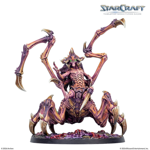 (NOT FOR SALE UNTIL 08/07/2026) StarCraft Tabletop Miniatures Game - Zerg Queen Expansion Set
