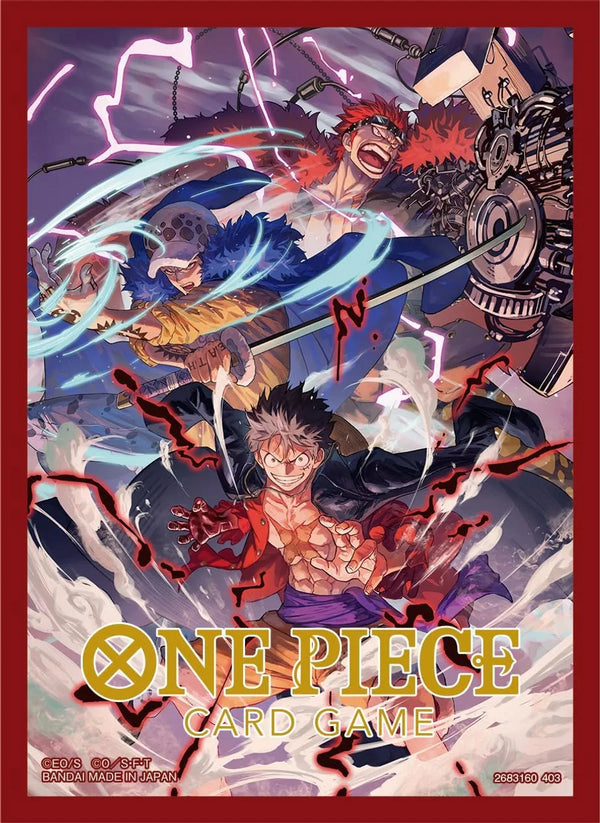 Deck Sleeves - Bandai - One Piece TCG - Official Sleeves 4 - Three Captains (70 ct.)