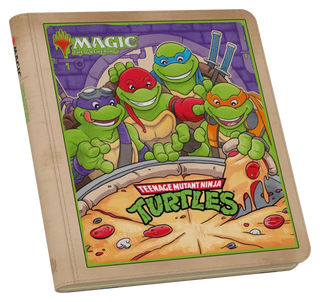 Binder - Ultimate Guard - 12-Pocket Zipfolio 480 - Magic: the Gathering - TMNT - Pizza Box