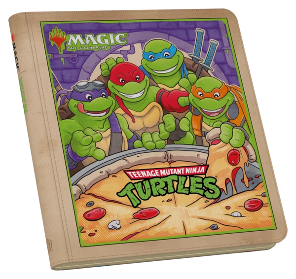 Binder - Ultimate Guard - 12-Pocket Zipfolio 480 - Magic: the Gathering - TMNT - Pizza Box