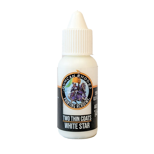 Painting - Two Thin Coats - White Star (15 ml.)