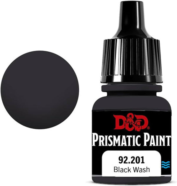 Painting - WizKids - D&D - Prismatic Paint - Wash - Black Wash (8 ml.)