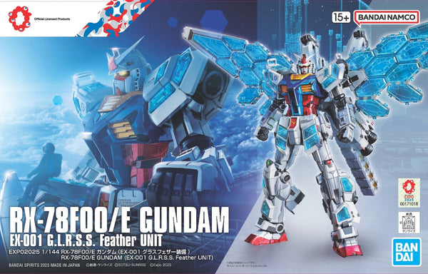 Bandai Hobby - Mobile Suit Gundam - RX-78F00/E Gundam Feather Unit 1/144 Model Kit