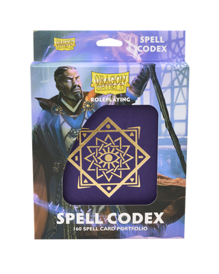 RPG Storage - Dragon Shield - Spell Codex - Arcane Purple